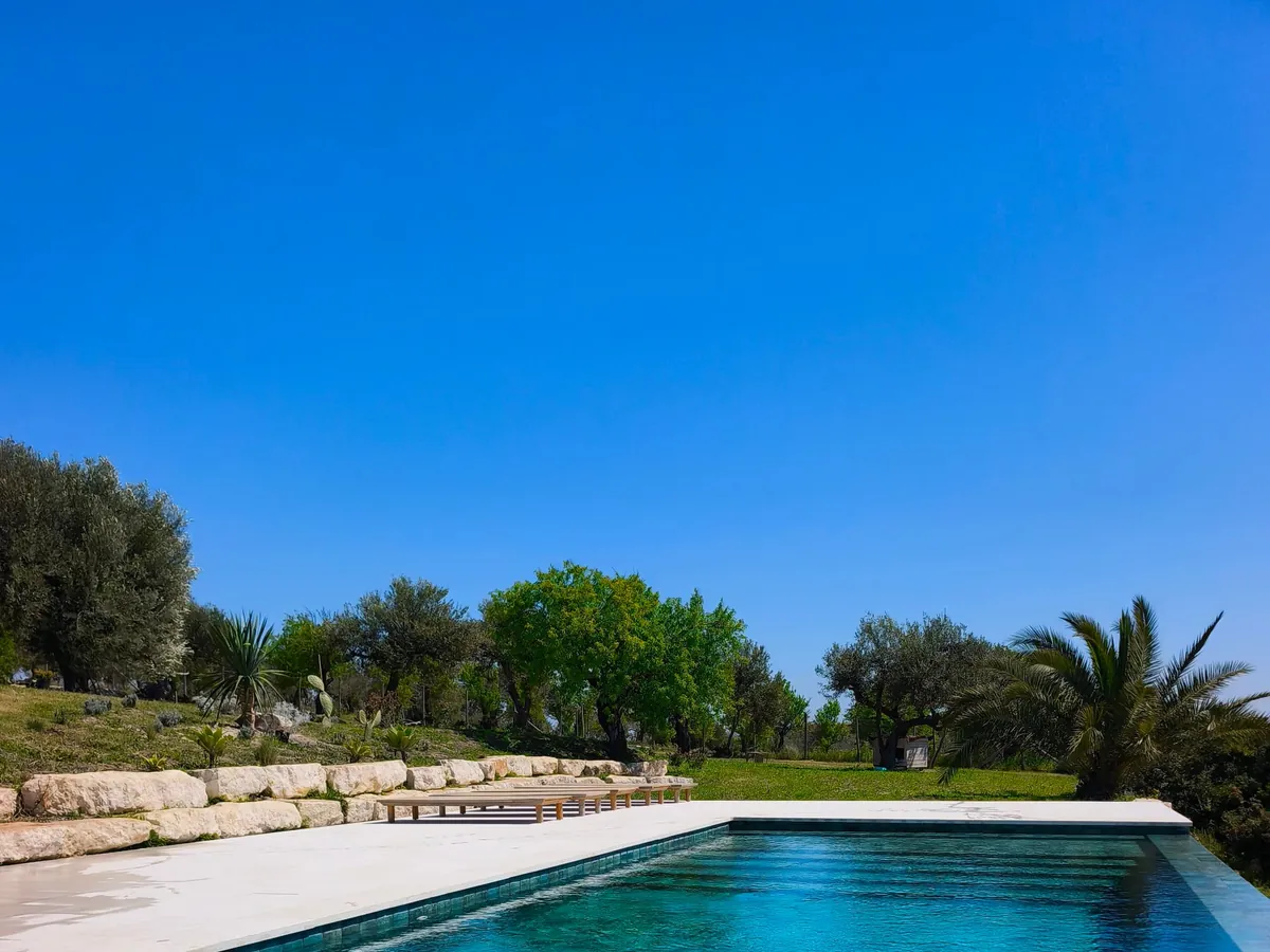 Villa Magnus — infinity pool with Ionian Sea views, Noto Sicily