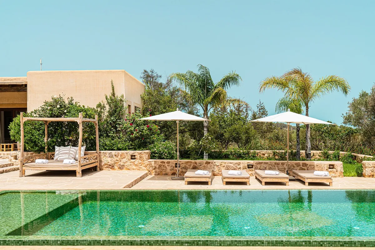 Villa Jaia — pool and gardens, Sant Agustí des Vedrà, Ibiza